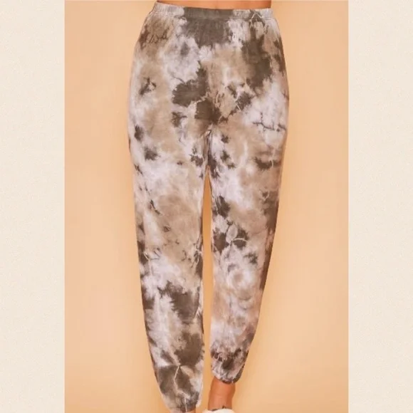 Charcoal/brown Baby French Terry Sweatpants - Picture 3 of 15